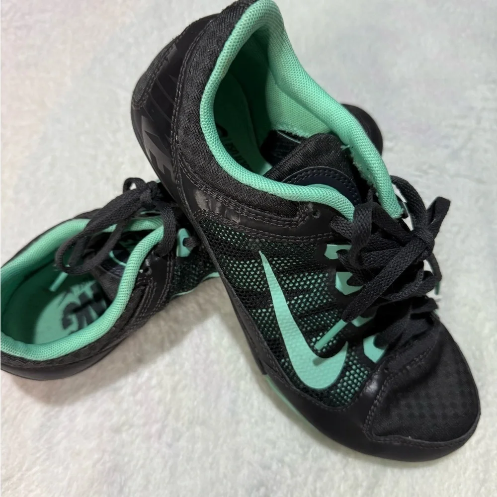 Nike Black and‎ Mint Green Spikes